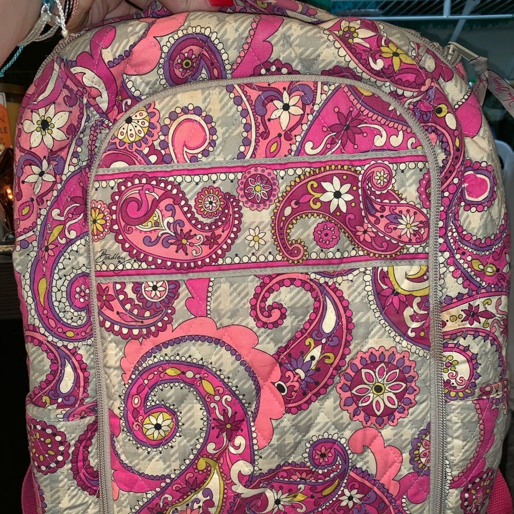 Vera Bradley laptop backpack and side purse set!